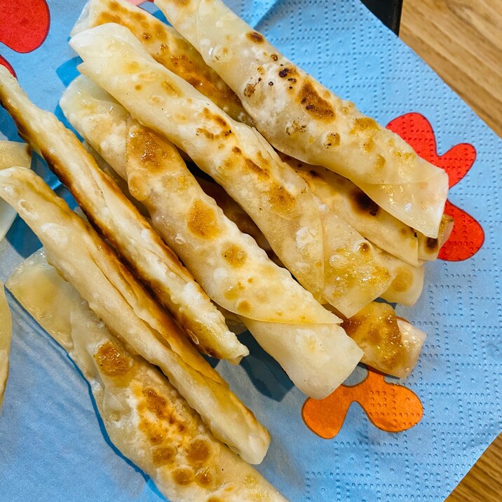 余った餃子の皮で　シュガースティック